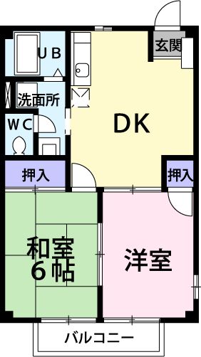 福寿ハイム幸の間取り