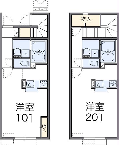レオネクストブルースカイ琴塚の間取り