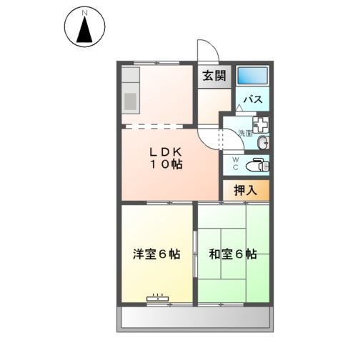 メゾンドジョイフルの間取り