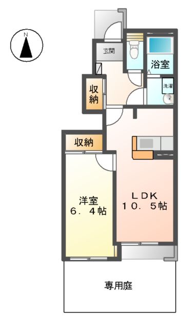 アモローソ雲竜の間取り