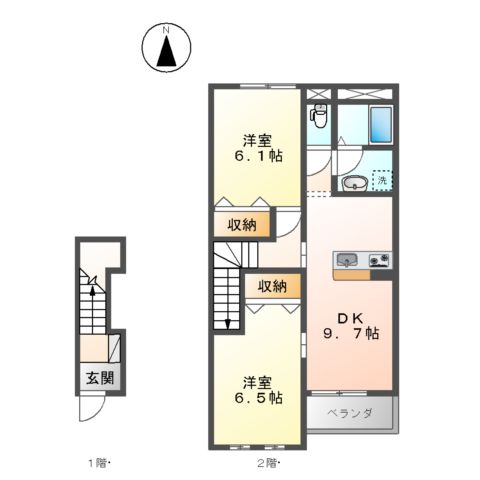 アンジェリークの間取り