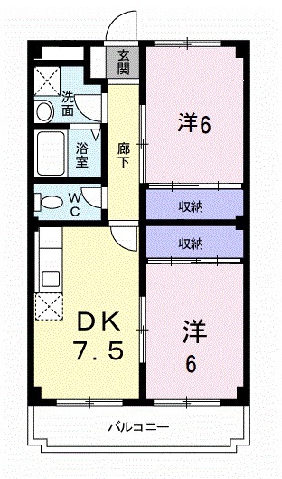 メゾン大島の間取り