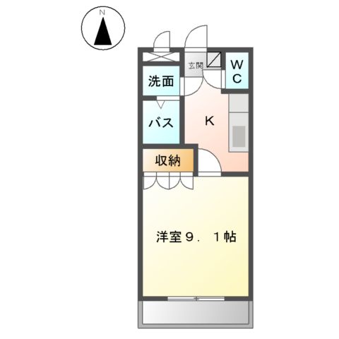 スカイハイツ21の間取り