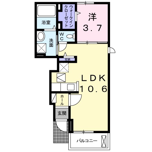 ミール アヴローラの間取り