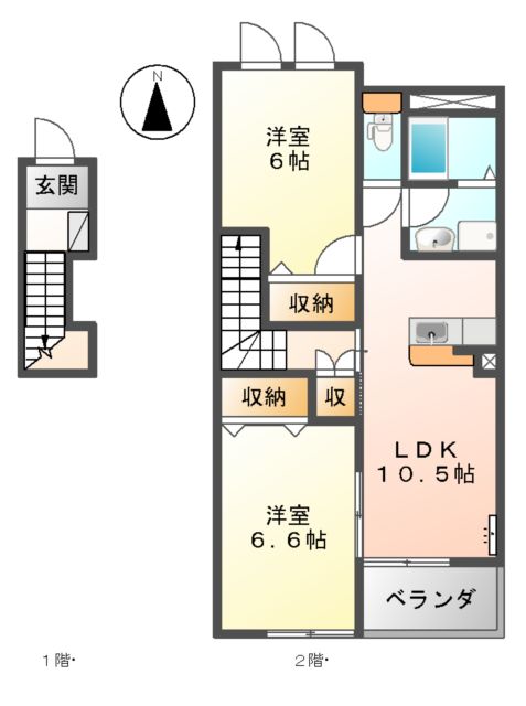 ベルハイムの間取り