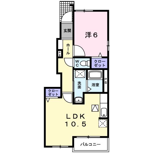 ラフィネⅠの間取り