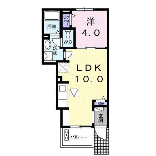 サニープレイスの間取り