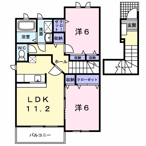 コートデイジーBの間取り