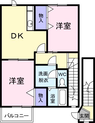 クリスタル・コートの間取り