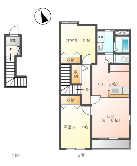 シャルフⅡの間取り