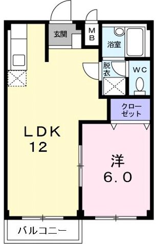 エルディム山本の間取り