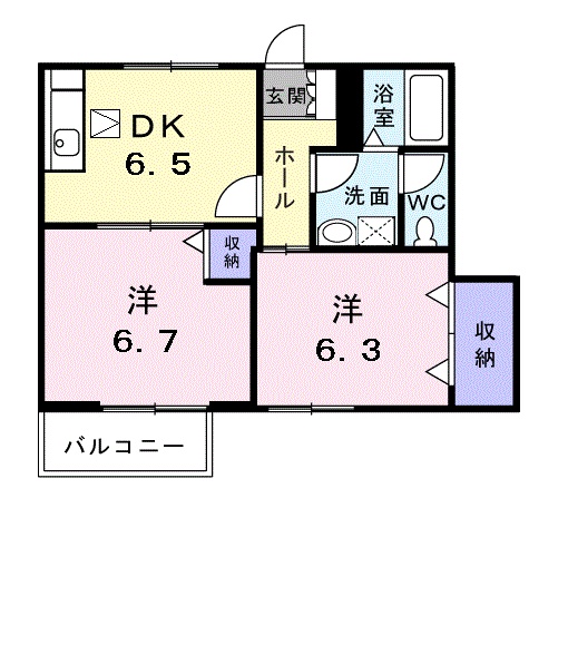 シャン・デ・ソレイユの間取り