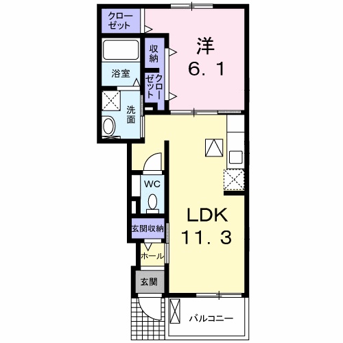 sunny pretty STの間取り