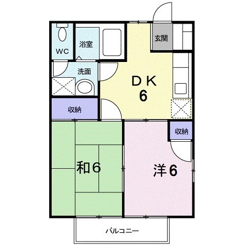 Pont Fleurの間取り