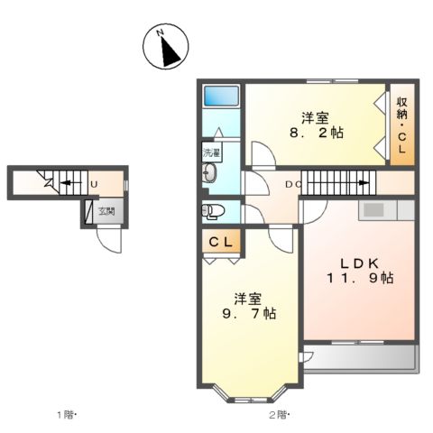 マリアージュ　Ⅱの間取り