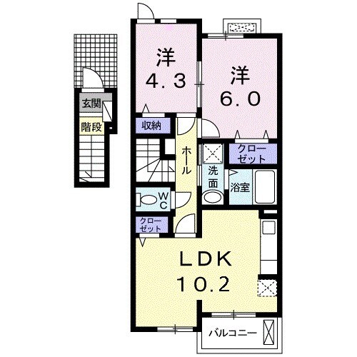 ひまわりⅠの間取り