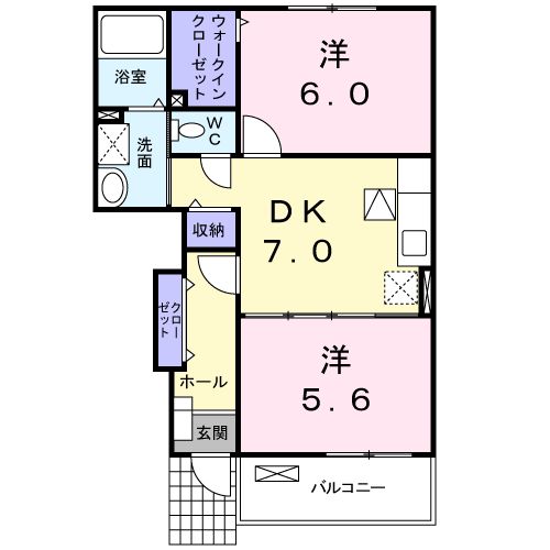 レガーロ栄の間取り