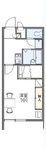 レオパレスRIO DE NAGARAの間取り