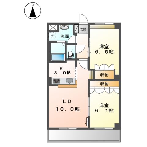 クラシスの間取り