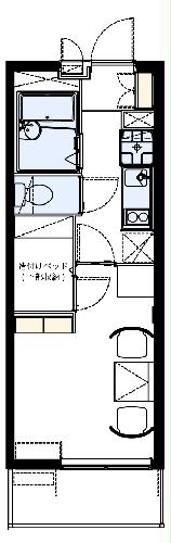 レオパレスプランドール八ヶ崎の間取り