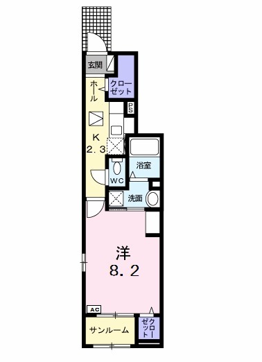 コンフォートAYUの間取り