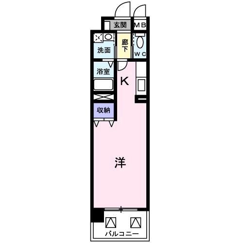 プリムローズ・02020号室の間取り