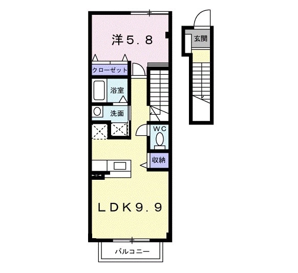 エルハイムの間取り