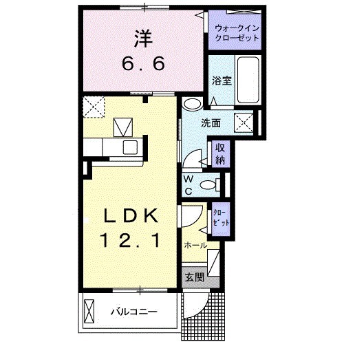 メゾン アバンシーの間取り