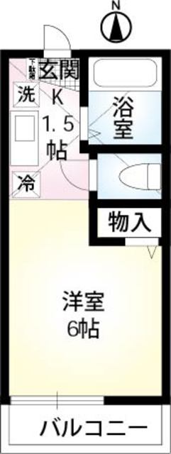 クレセール衣笠の間取り