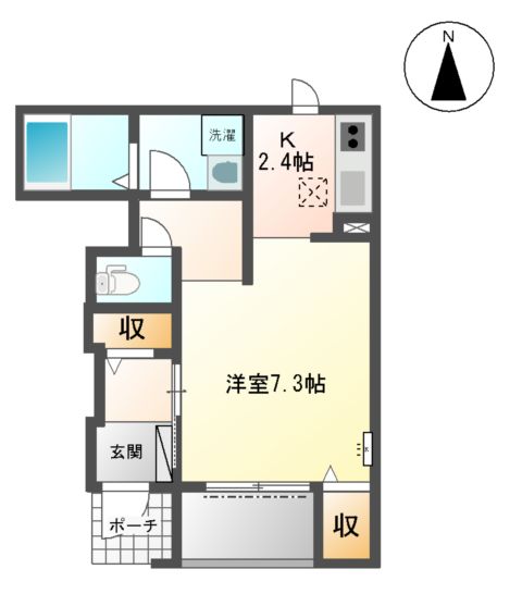 コンフォートビブレの間取り