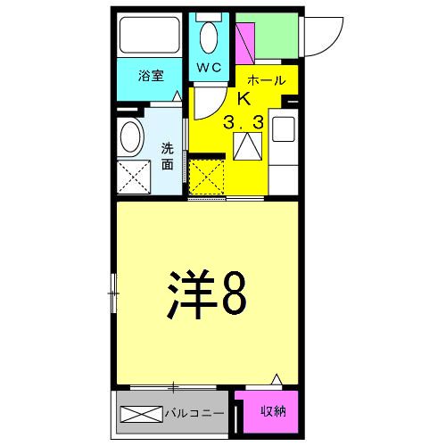 エスポワール エイティの間取り