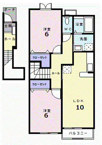プラシード・コルソCの間取り