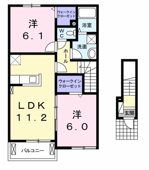 グランド ソレイユの間取り
