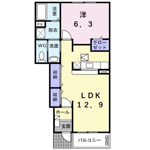 サニーハイツの間取り