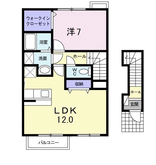 カーサ新宿の間取り