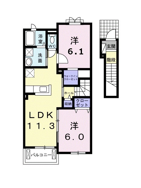 紫苑(シオン)の間取り