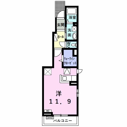 ロジュマンHの間取り