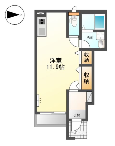 グレースコートの間取り