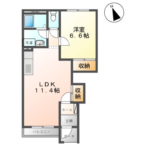 スターテラスBの間取り