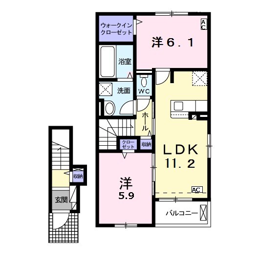 プレヴェール朝霧の間取り