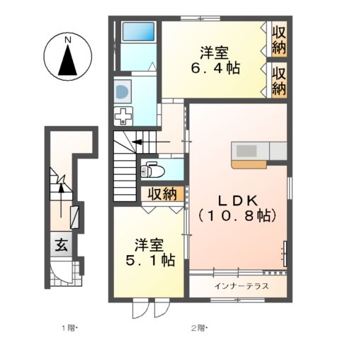 サンフィットⅢの間取り