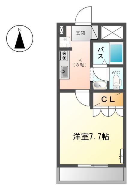 レシェンテVの間取り