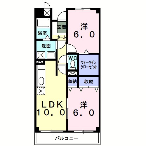 クリスタルガーデンⅡの間取り