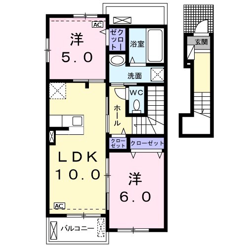 向日葵の和 Ⅱの間取り