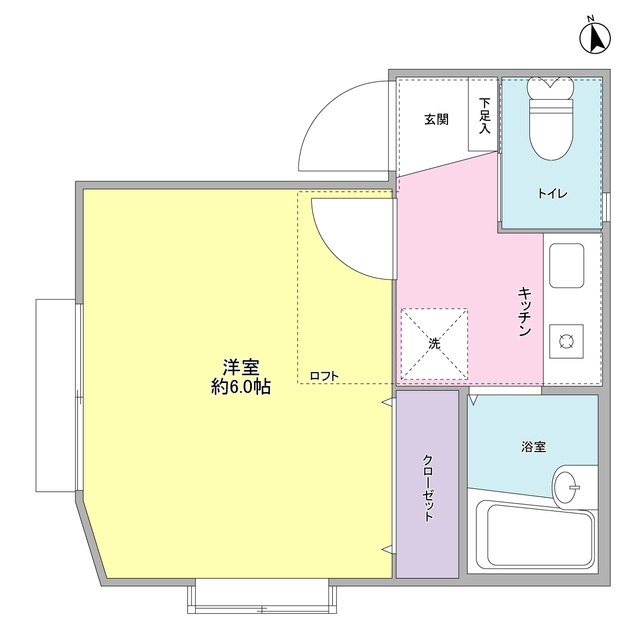 メゾンドＦの間取り