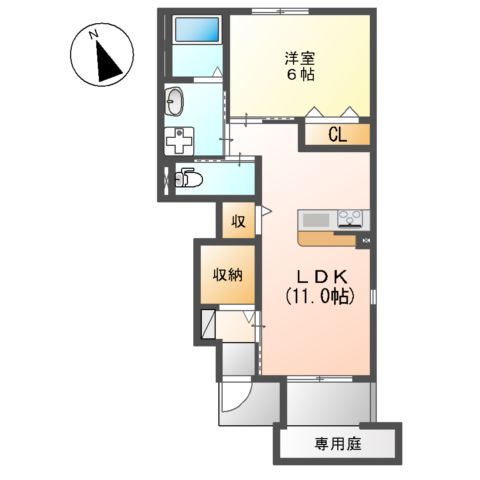 グランディールの間取り