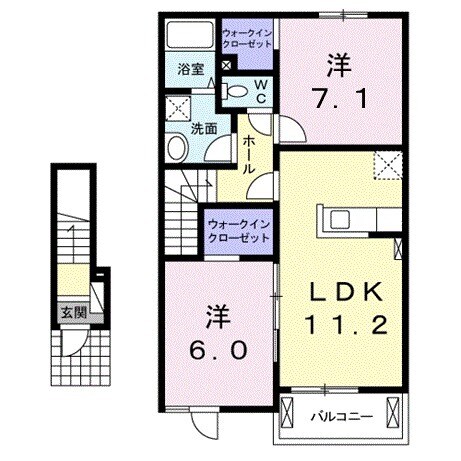 ブローテBの間取り