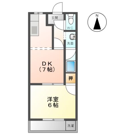 クリエイトハイム安田の間取り