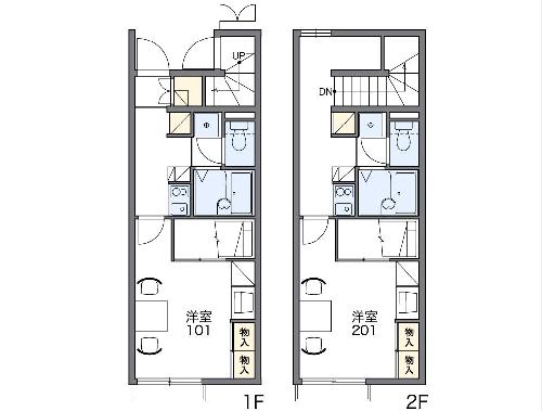 レオパレス岐阜村前の間取り