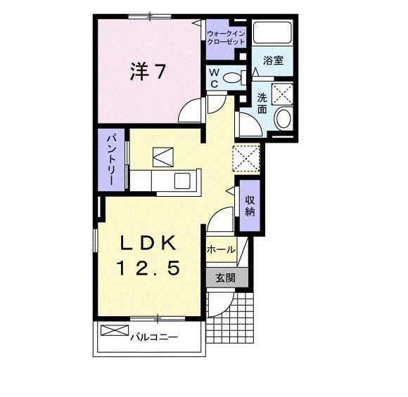 ブルック ガーデン Ⅱの間取り